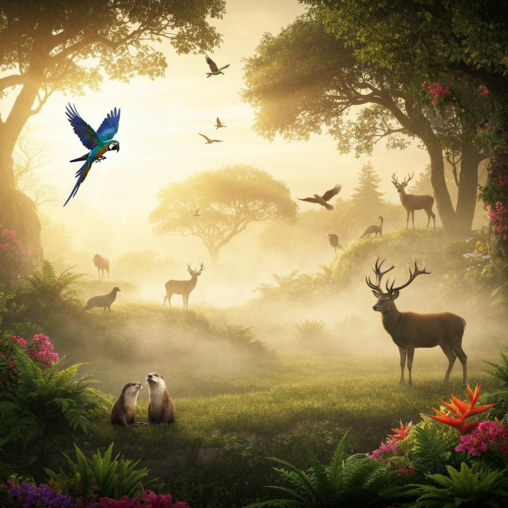 Genesis book landscape background