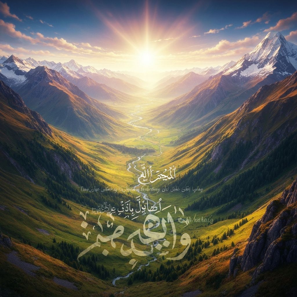 Psalms book landscape background